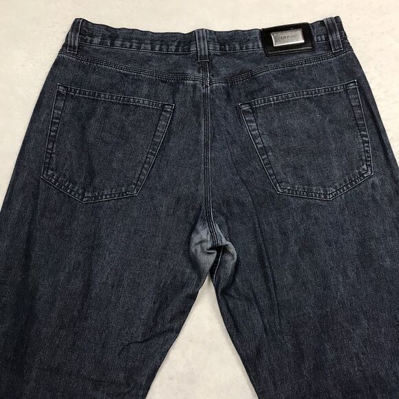 HUGO BOSS Select Alabama Jean Men 36x32 Relaxed Straight Dark Wash Italy - Picture 4 of 14